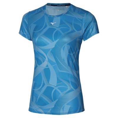 Camisa Mizuno Paris Dryaeroflow Mujer Azules - Chile M207CMGJYV